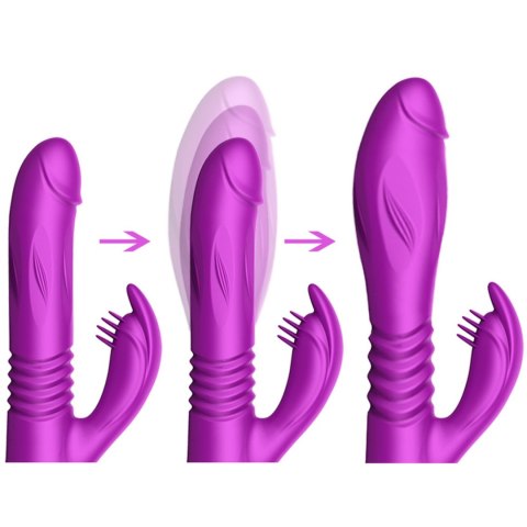 Wibrator-Silicone Vibrator USB 10 Function + Expander and Thrusting Function