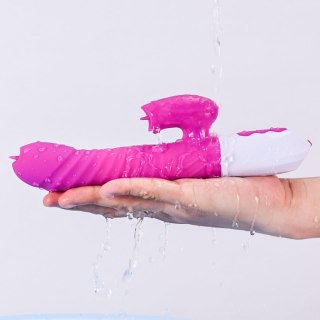 Wibrator-Silicone Vibrator USB 7 Function and Thrusting Function / Heating, purple