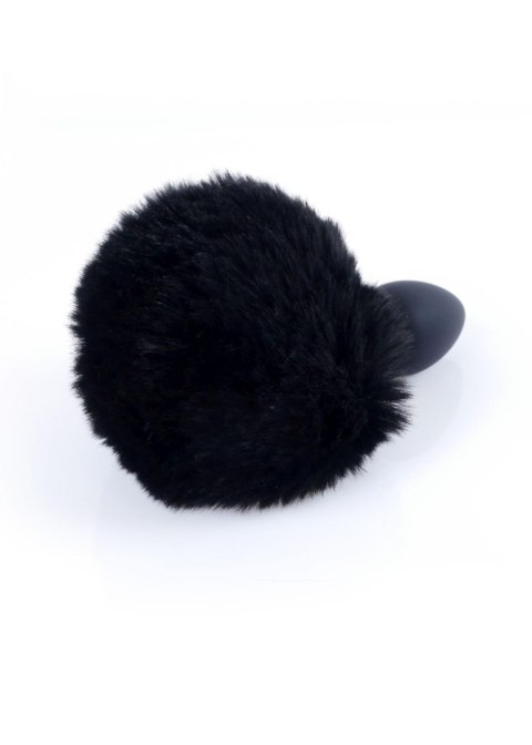 Plug-Jewellery Silicon PLUG - Bunny Tail - Black