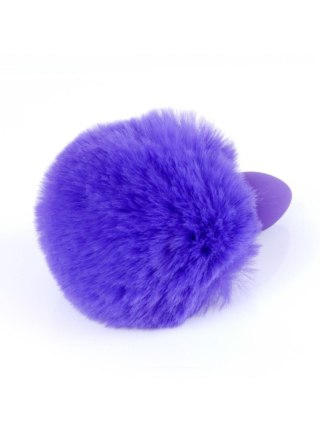 Plug-Jewellery Silicon PLUG - Bunny Tail - Purple