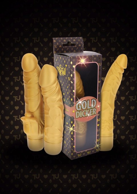 Gold Dicker Original Vibrator Gold