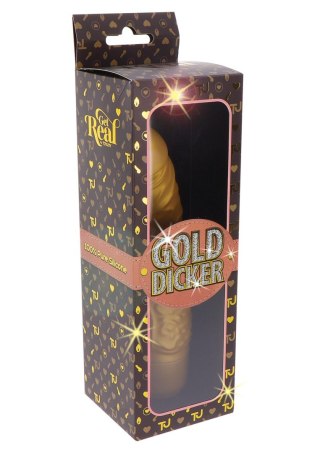 Gold Dicker Stim Vibrator Gold