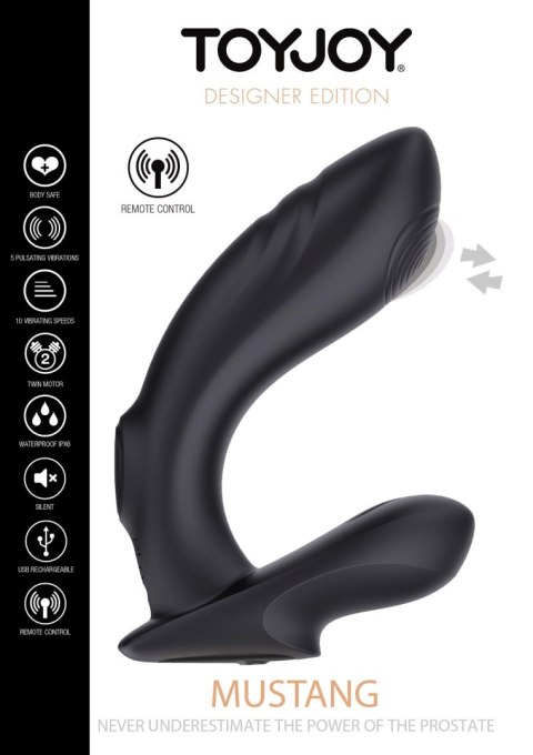 Mustang Prostate Massager Black