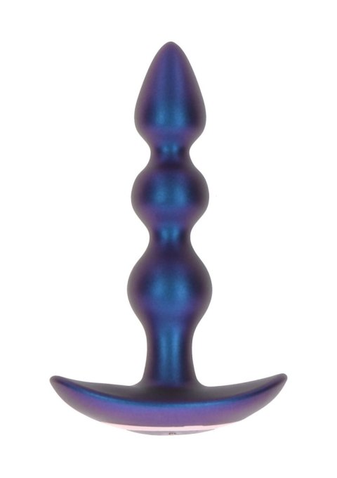 The Bold Beaded Vibr Anal Plug Blue