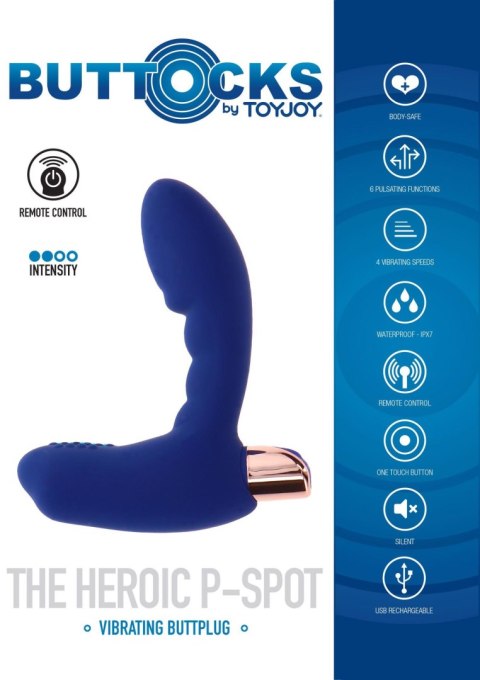 The Heroic P-Spot Buttplug Blue