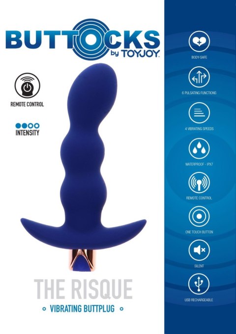 The Risque Buttplug Blue