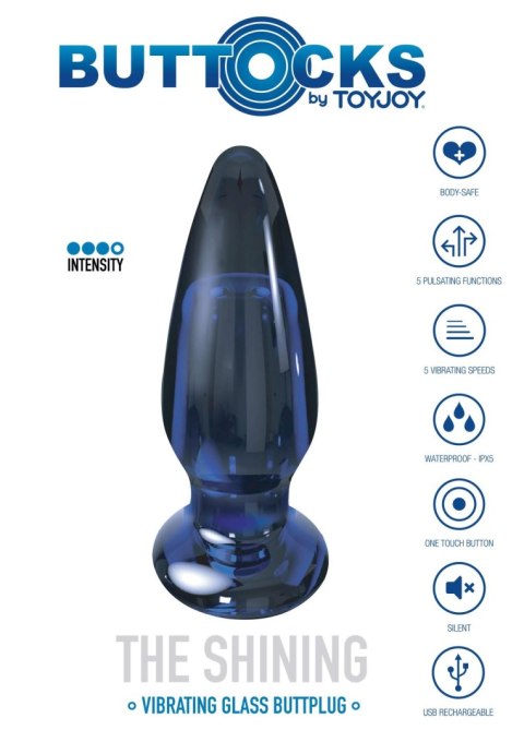 The Shining Glass Buttplug Blue