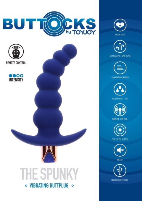 The Spunky Buttplug Blue