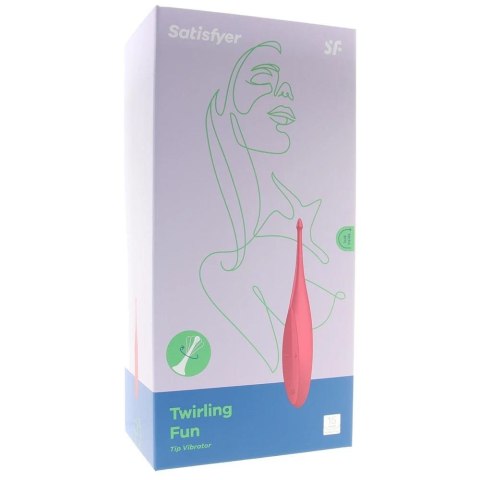 Stymulator - Twirling Fun Trip Vibrator (Poppy Red)