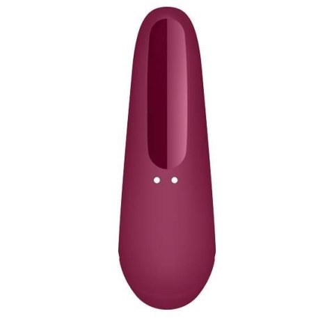 Wibrator - Curvy 1+ Air Pulse Stimulator + Vibration Rose Red