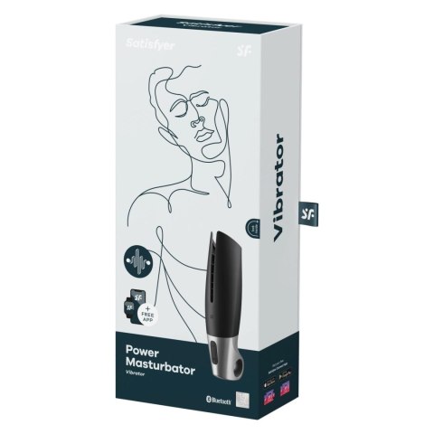 Power Masturbator black silver