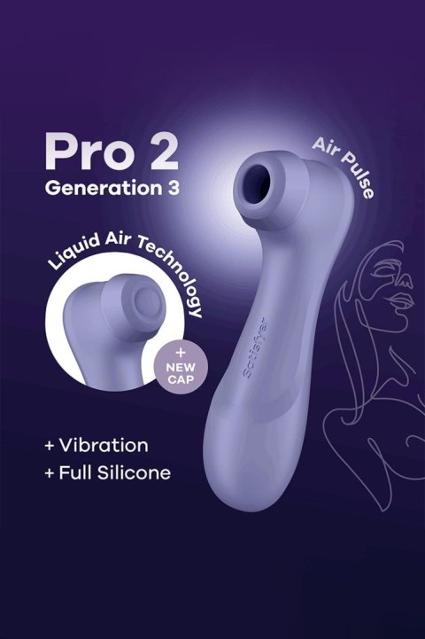 Pro 2 Generation 3with Liquid Air Technology, Vibration and Bluetooth/App lilac