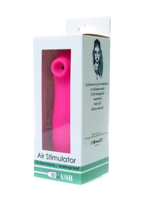 Air Stimulator USB 10 functions Dark Pink