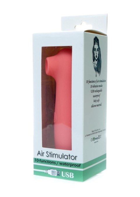 Air Stimulator USB 10 functions Peach