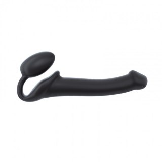 SEMI-REALISTIC BENDABLE STRAP-ON BLACK - M