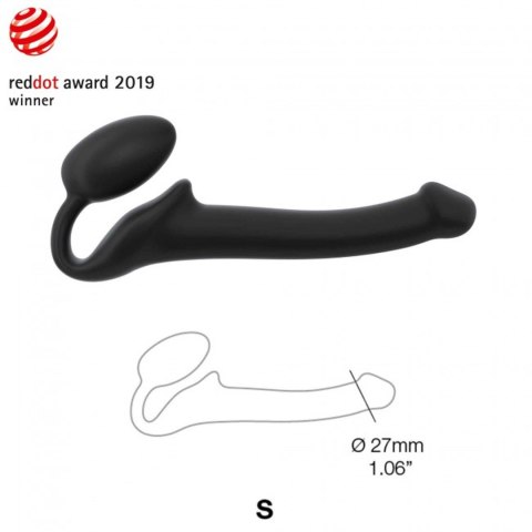 SEMI-REALISTIC BENDABLE STRAP-ON BLACK - S