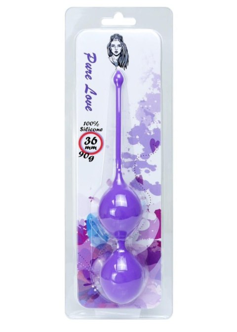 Silicone Kegel Balls 36mm 90g Purple - B - Series