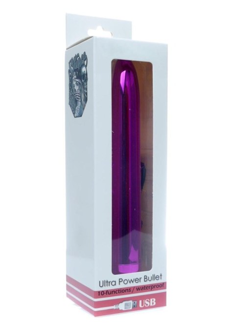 Ultra Power Bullet USB 10 functions Glossy Pink