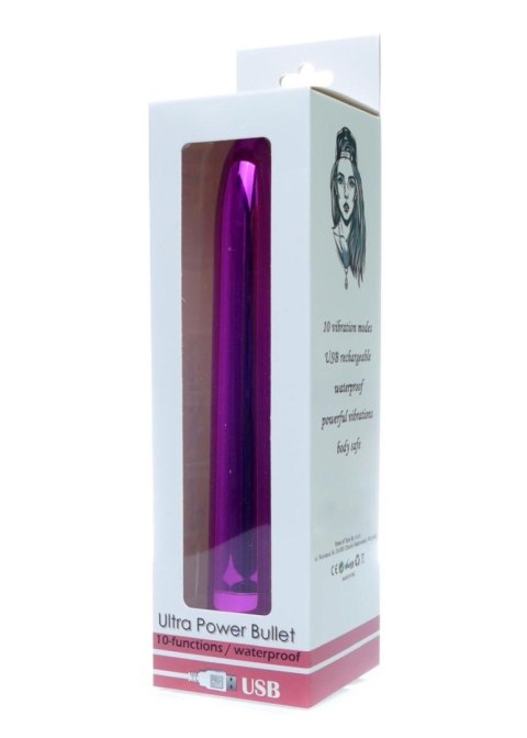 Ultra Power Bullet USB 10 functions Glossy Pink