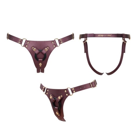 HARNESS SIMILI GENEROUS - ONE SIZE - AUBERGINE