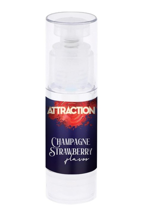 MASSAGE OIL ATTRACTION CHAMPAGNE STRAWBERRY 50 ML