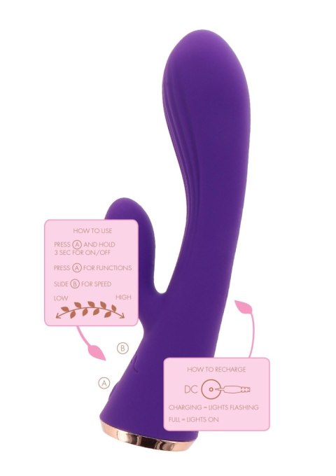 Iris Rabbit Vibrator Purple