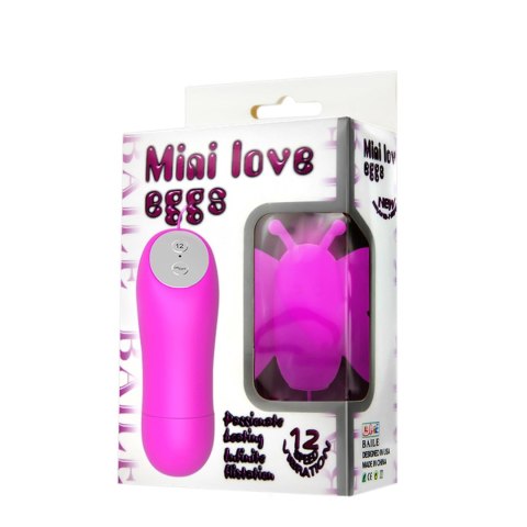 BAILE- Mini love eggs, 12 vibration functions