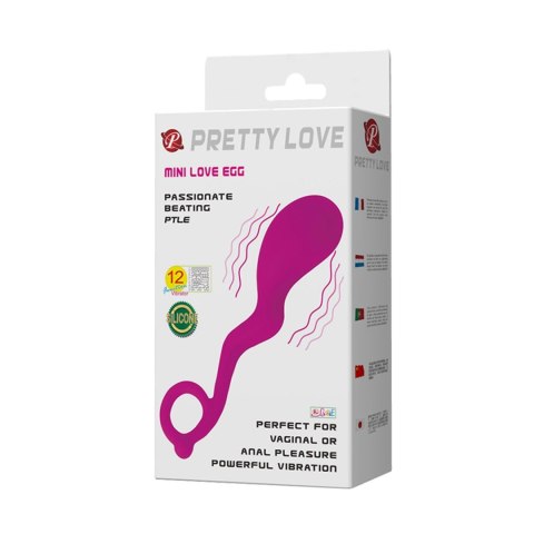 PRETTY LOVE- MINI LOVE EGG, 12 vibration functions