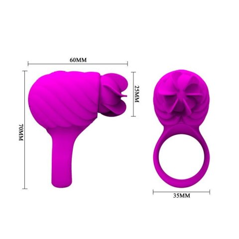 PRETTY LOVE -Frances Rotating teaser cock ring