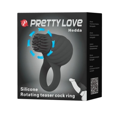 PRETTY LOVE - Hedda Rotating teaser cock ring