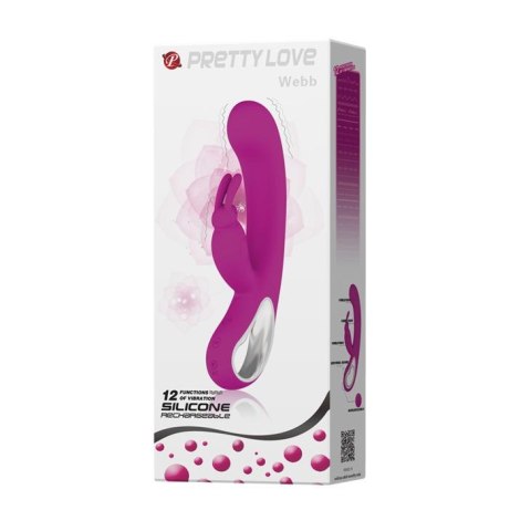 PRETTY LOVE - WEBB, PINK, USB, 12 function