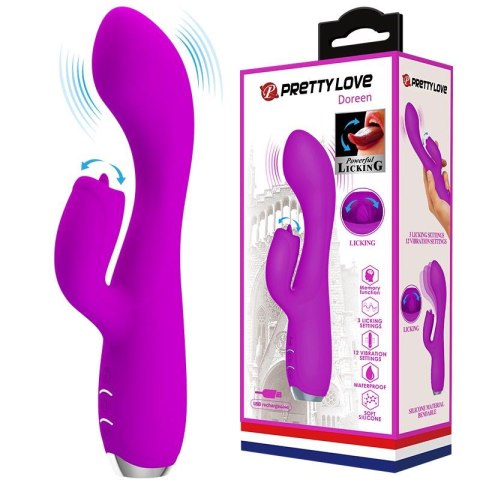 PRETTY LOVE - GLORIA Purple 12 function vibrations