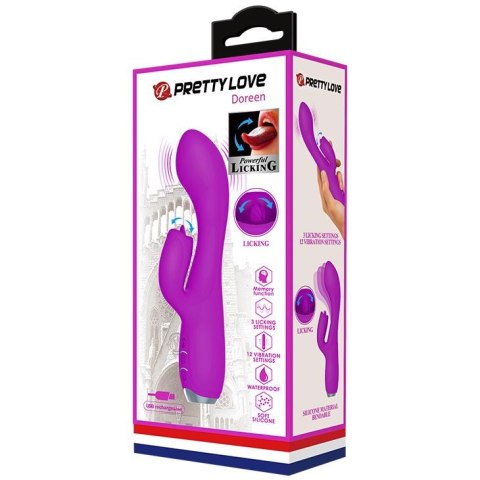 PRETTY LOVE - GLORIA Purple 12 function vibrations