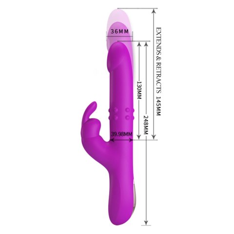 PRETTY LOVE - Reese, 12 vibration functions 4 rotation functions 4 thrusting settings