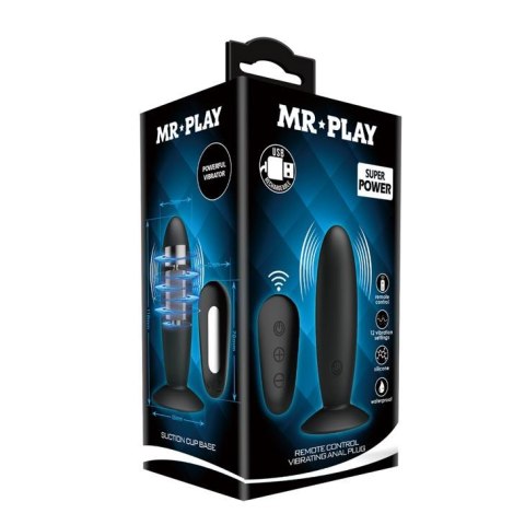 MR PLAY - Remote Control Vibrating Anal Plug