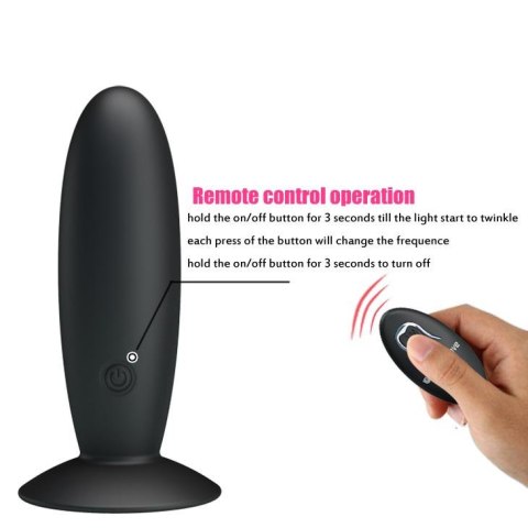 PRETTY LOVE - REMOTE CONTROL VIBRATING PLUG 12 function