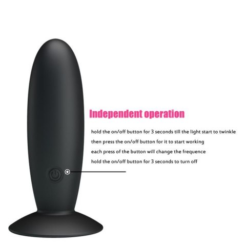 PRETTY LOVE - REMOTE CONTROL VIBRATING PLUG 12 function