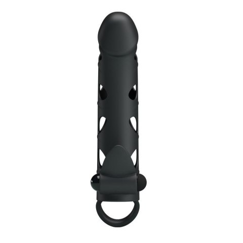 PRETTY LOVE - Vibrating Penis Sleeve with Ball Strap