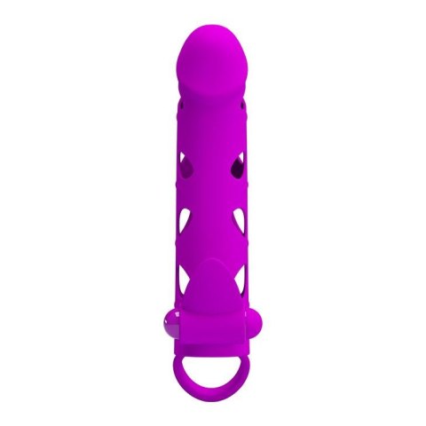 PRETTY LOVE - Vibrating Penis Sleeve with Ball Strap