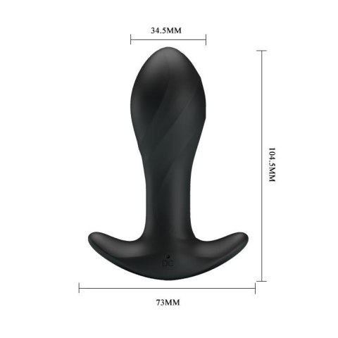 PRETTY LOVE - Anal Plug Massager 12 Functions USB