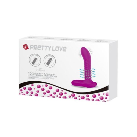 PRETTY LOVE - PROSTATE MASSAGER, USB 3 rot; 12 vibr. USB