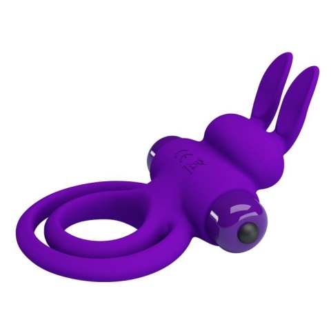 PRETTY LOVE - VIBRANT PENIS RING III 10 Functions Purple