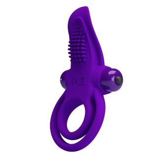 PRETTY LOVE - VIBRANT PENIS RING Purple- 10 function vibrations