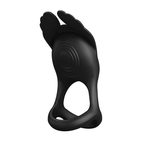 PRETTY LOVE - VIBRANT PENIS RING SILAS Black, 7 vibration functions