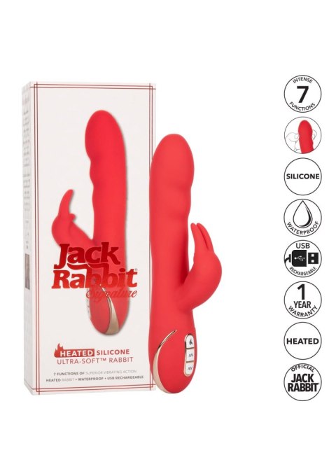 Heated Ultra-Soft Rabbit Red