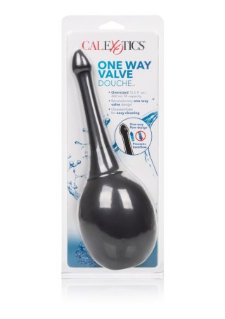 One Way Valve Douche Black