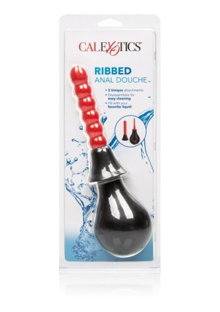 Ribbed Anal Douche Black