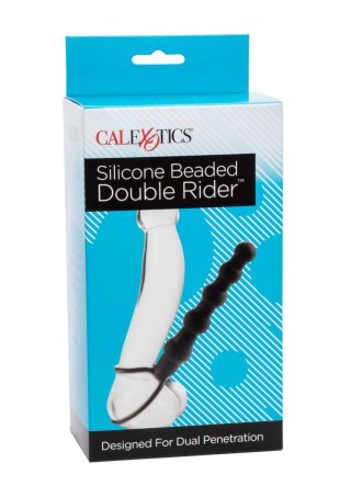 Silicone Beaded Double Rider Black