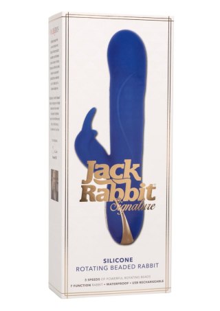 Silicone Rotating Rabbit Blue