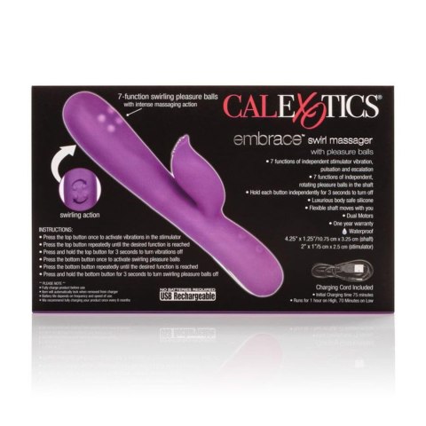 Wibrator-EMBRACE SWIRL MASSAGER PURPLE